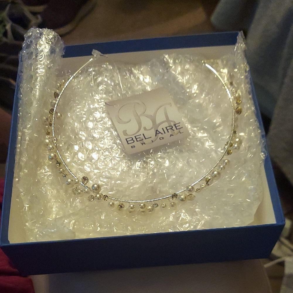 Belaire Bridal Silver Headband